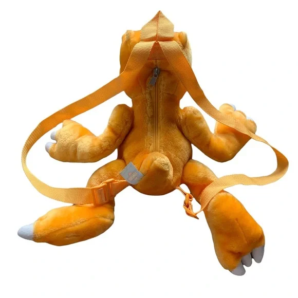 Vintage Digimon Adventure 12’ Agumon Plush Backpack 2000 Hongo Toei Animation - Picture 4 of 5